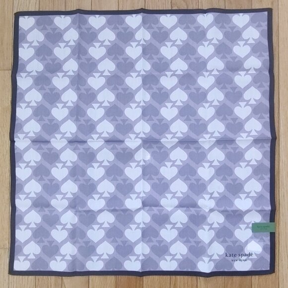 kate spade Accessories - NEW Kate Spade lavender spade small scarf NWT